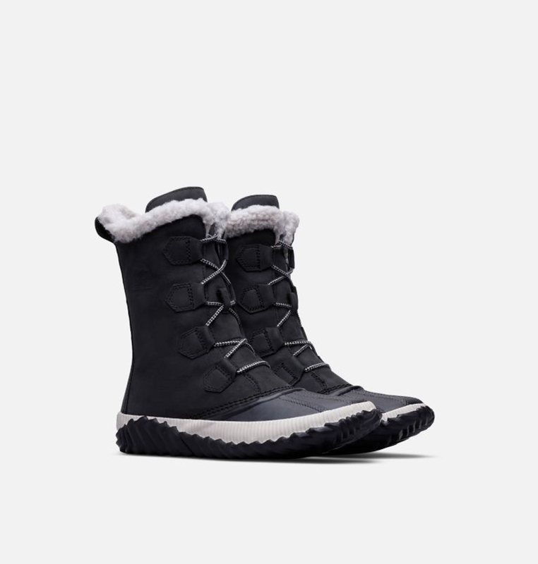 Sorel Out N About™ Plus Tall Duck Low - Womens Snow Boots Black - 012569FGN